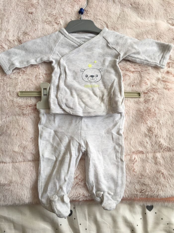 Ensemble/pyjama deux pièces mixtes