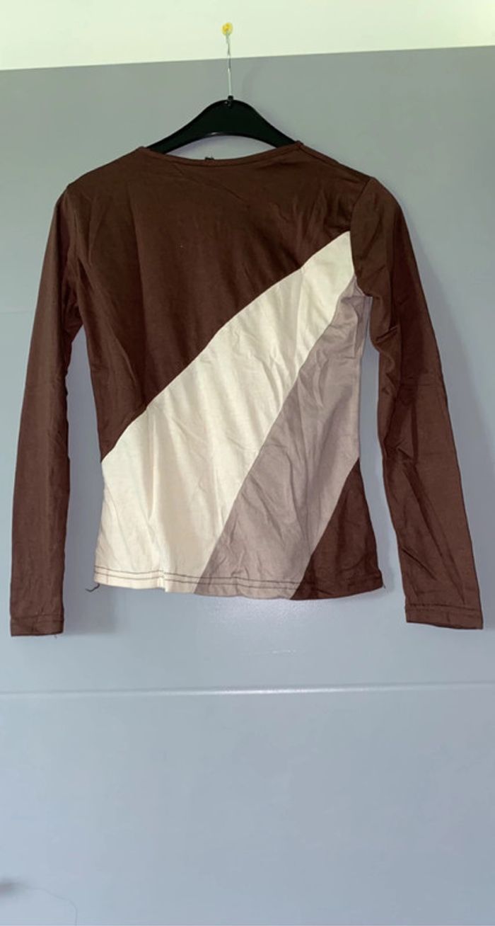 Haut marron - photo numéro 2