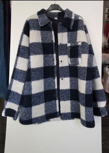 Veste à carreaux bleu marine et blanc Tape à l'oeil Tweens taille XS  14 ans