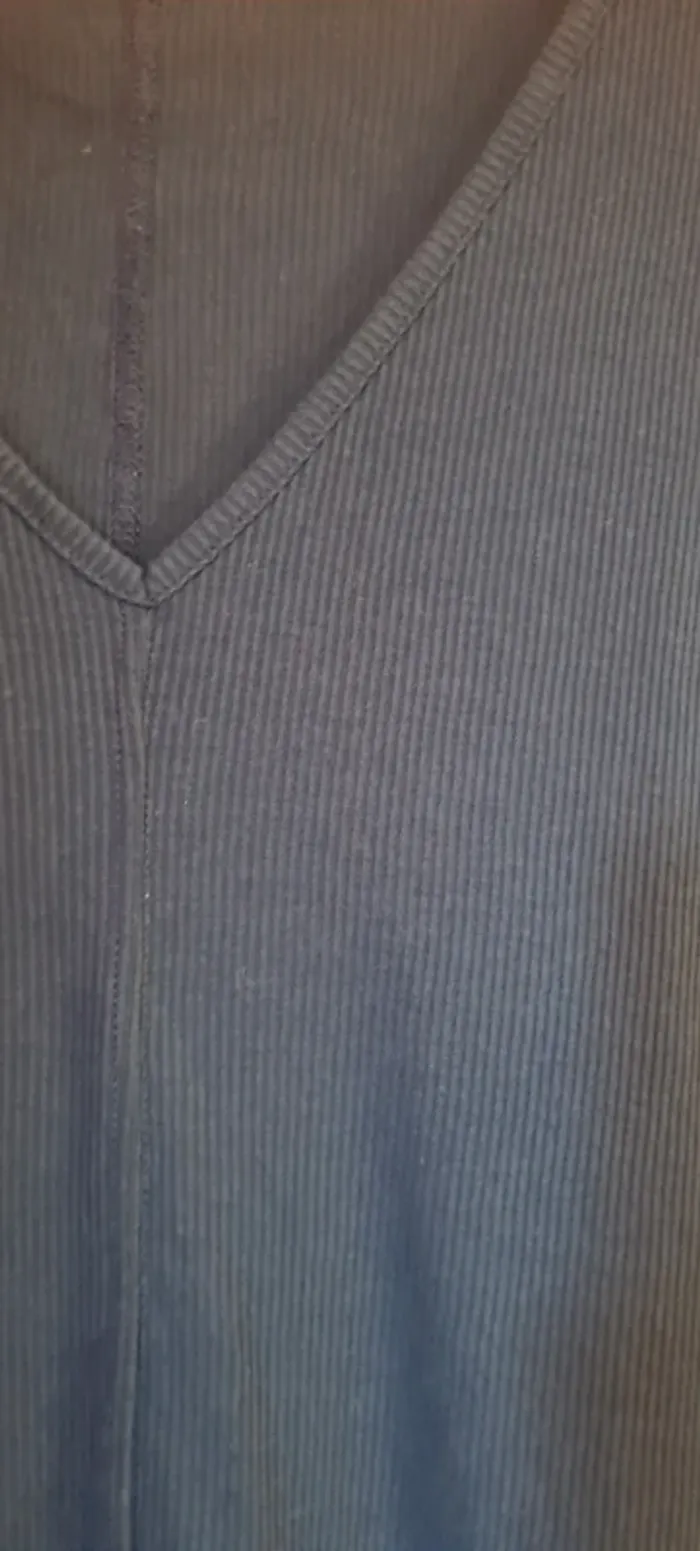 T-shirt asymétrique bleu Camaïeu - photo numéro 4