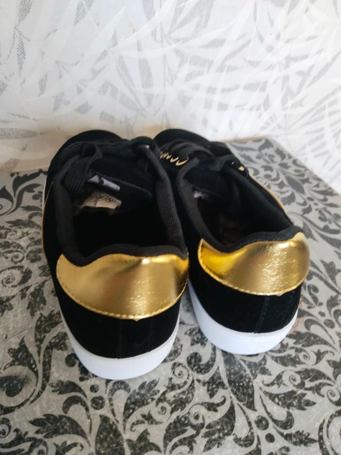 Jolies baskets sneakers femme pointure 37 brillantes - photo numéro 6