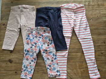 Lot leggings fille