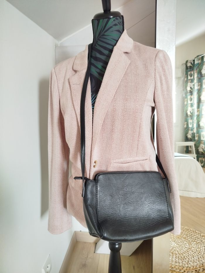 Sac à main tendance fashion bandoulière noir - photo numéro 2