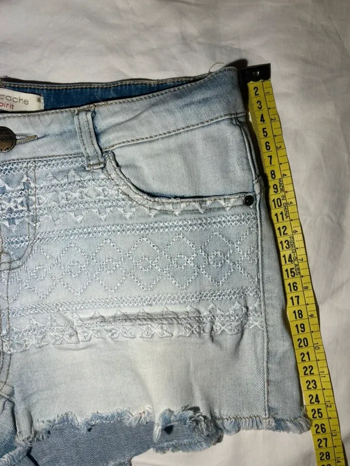 Short en jean cache cache - photo numéro 5