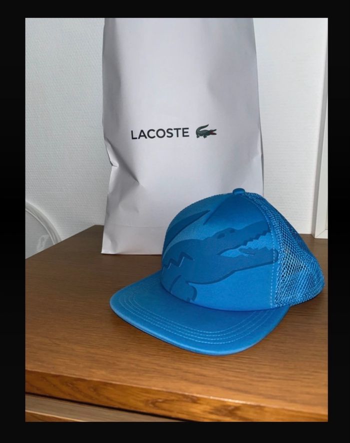 Casquette Lacoste RK2122 Bleue Authentique