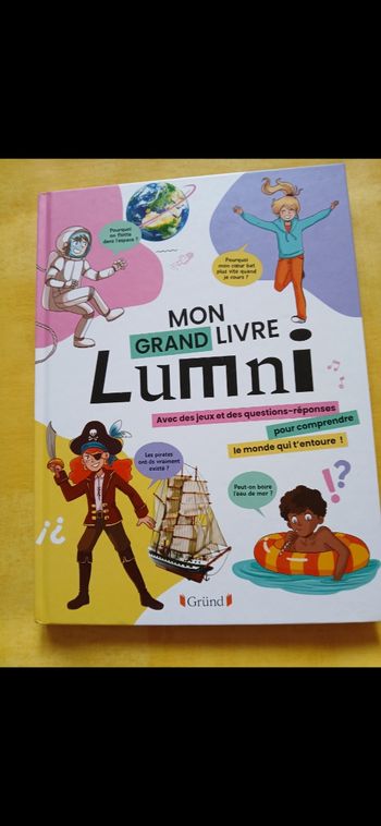 Livre mon grand livre lumni de 6 ans