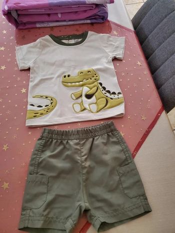 Ensemble été garçon 12 mois