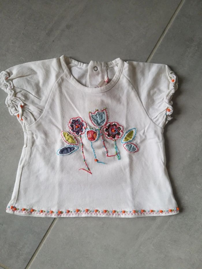 T-shirt manche courte en 6 mois