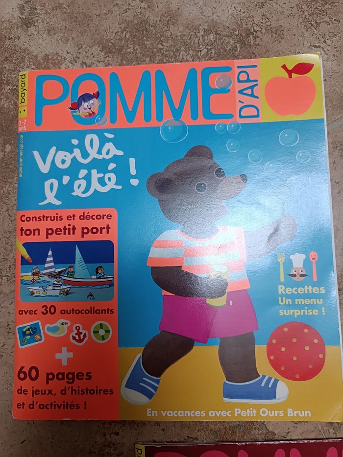 NEUF - lot de 3 Magazines Pomme d'Api - photo numéro 3