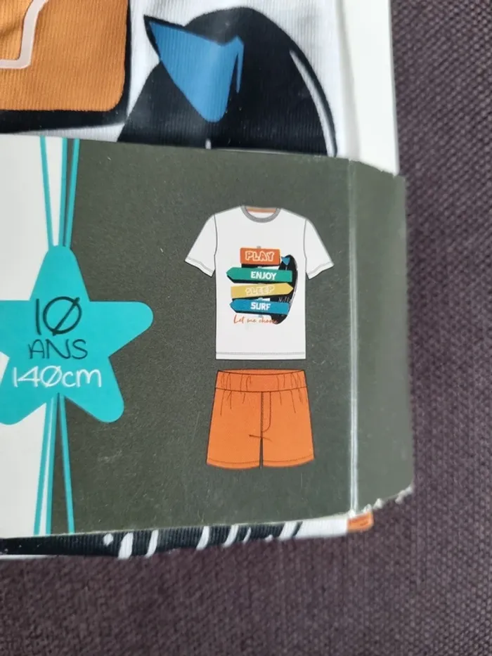 Lot de 2 pyjamas neufs garçon 10 ans - photo numéro 3