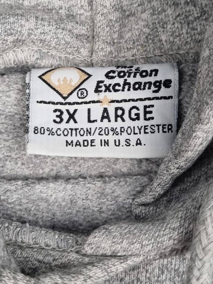 Pull à capuche universitaire Lycoming College – Gris – Taille XXXL Hommes (mesures en photos) - photo numéro 5