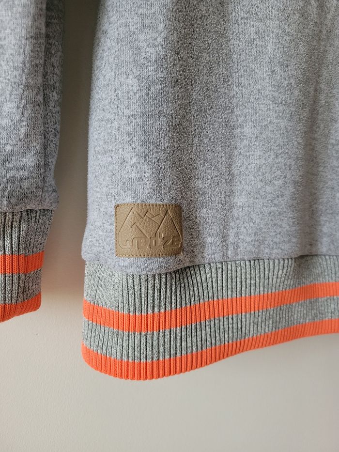 Gilet polaire capuche Wed’ze S – Gris & Orange – Intérieur ski stylé 🎿❄️ - photo numéro 9