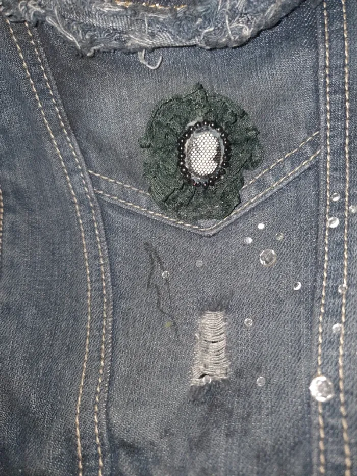 Veste en jeans - photo numéro 7