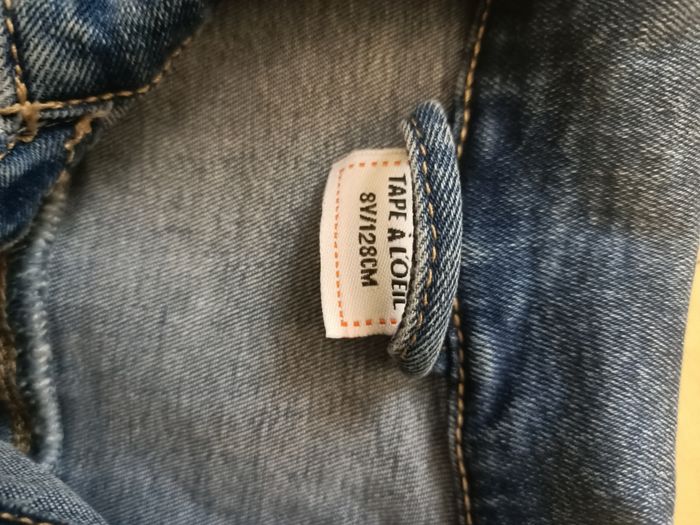 Veste en jeans 8 ans - photo numéro 3