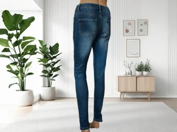 Jean skinny Missguided ,taille mi-haute ,stretch - photo numéro 6