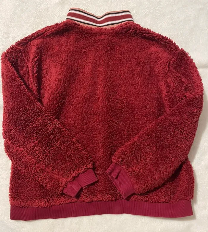 Pull rouge polaire - Jennyfer - Taille L - photo numéro 2