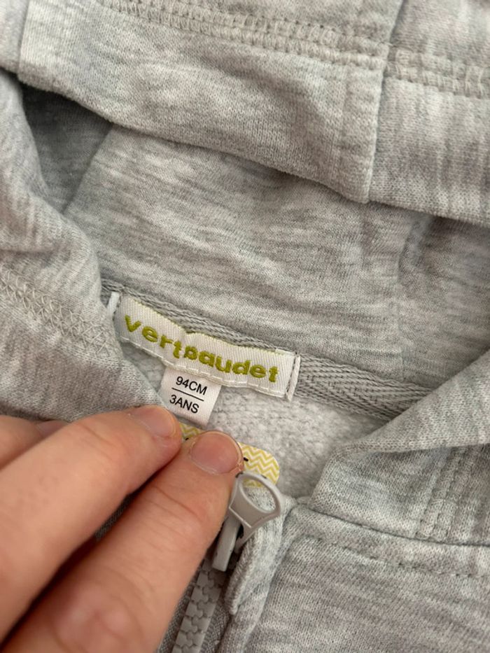 Sweat zippé 3 ans - photo numéro 3