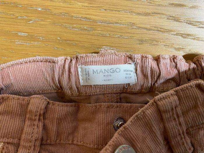Mango Pantalon rose pâle Taille 18/24 mois - photo numéro 5