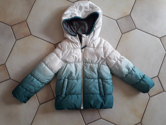 Anorak a capuche TEX vert 5 , 6 ans