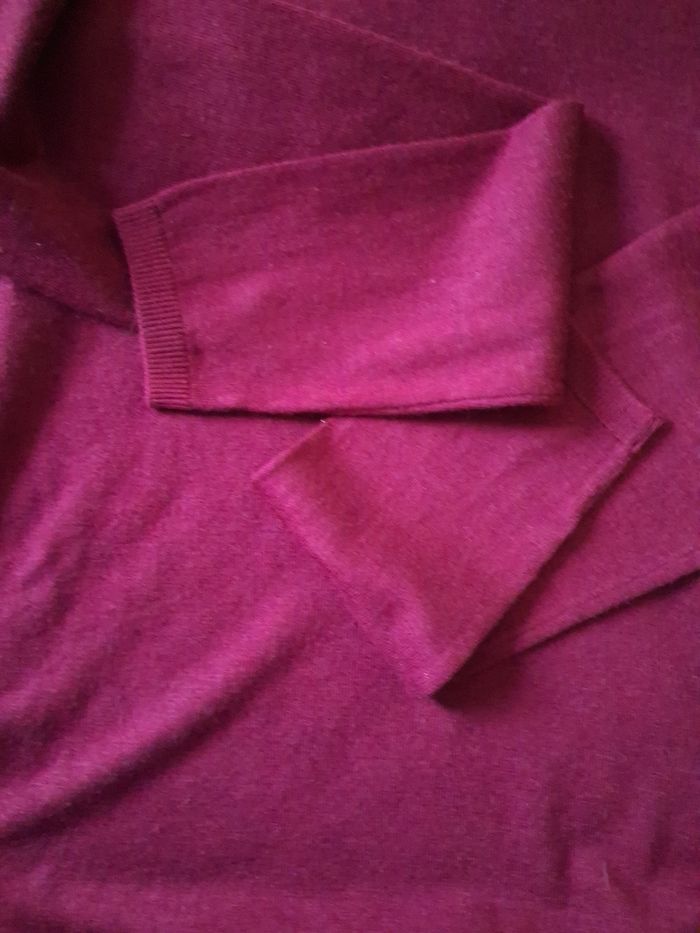 Joli pull bordeaux taille 38 Camaïeu j - photo numéro 6