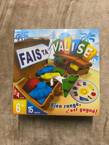 Jeu de société fais ta valise neuf sous blister