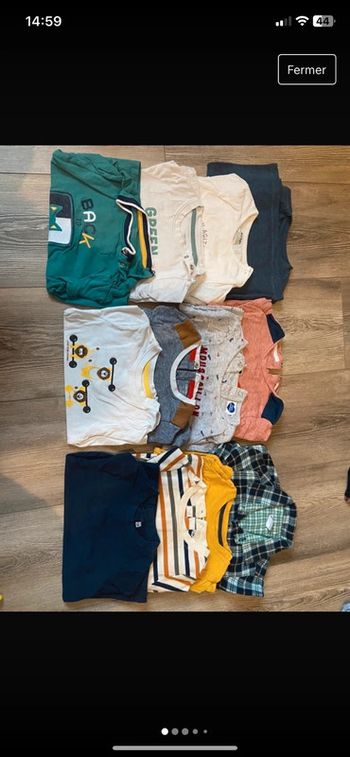 Lot haut manches longues 12 mois