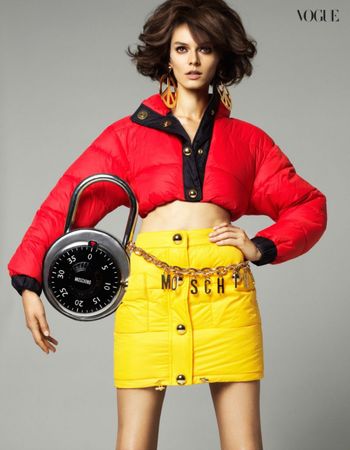 Jupe matelassée Moschino en taille 38