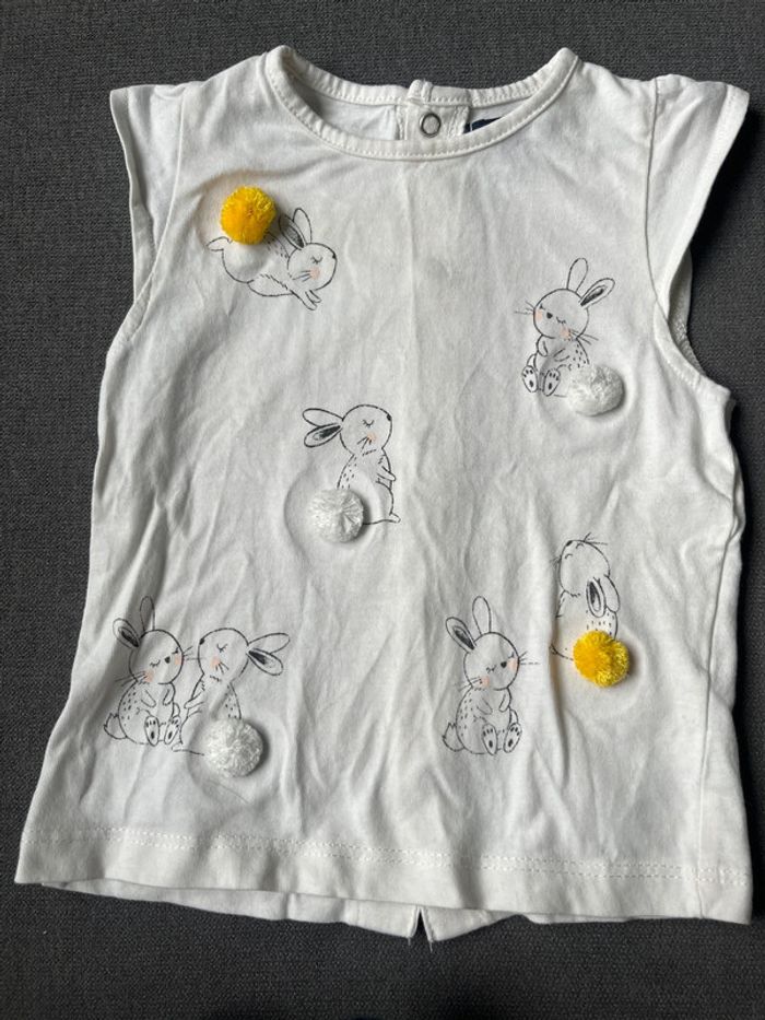 Teeshirt lapins Kiabi - photo numéro 2