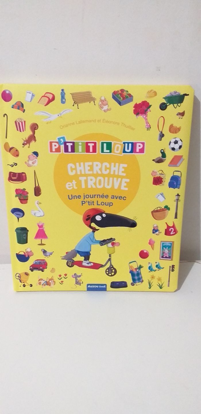 Livre enfant chercher et trouve petit loup - photo numéro 1