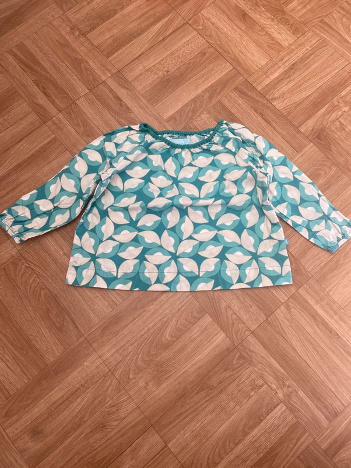 Blouse manches longues  taille 12 mois Obaïbi