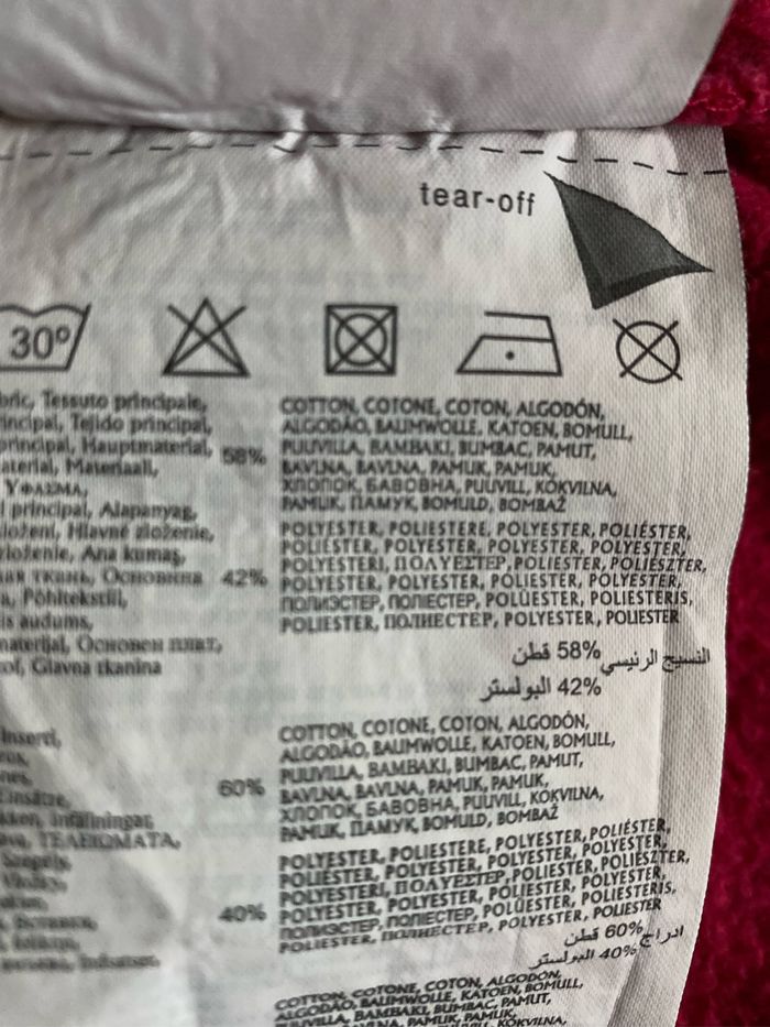 Pull sweat à capuche rouge framboise 9-10 ans Champion - photo numéro 5