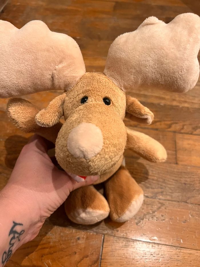 Peluche renne Noël kinder