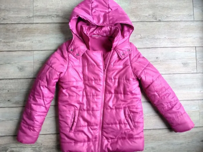 Doudoune hiver fille doublée polaire rose fuschia 12 ans