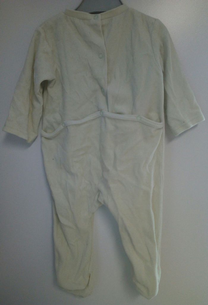 Pyjama Velours Bébé 12 Mois - photo numéro 2