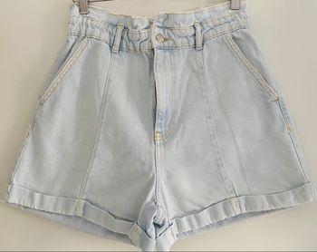 Short en jean clair