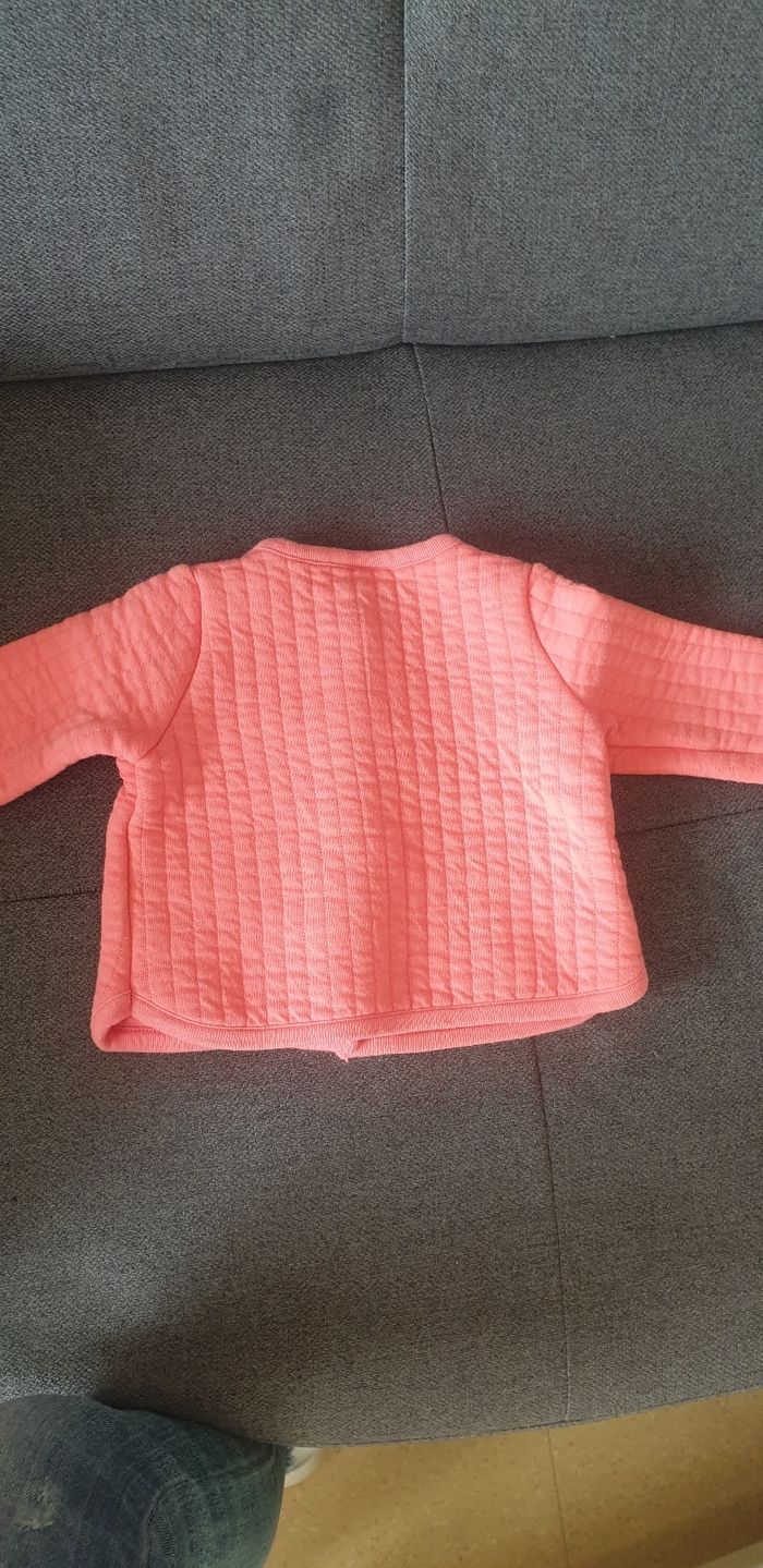 Gilet fuschia 6 mois petit bateau - photo numéro 2