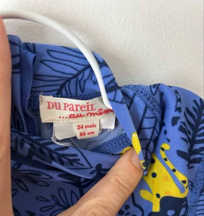 Maillot de bain combinaison 24mois 86cm  Du pareil au même - photo numéro 3