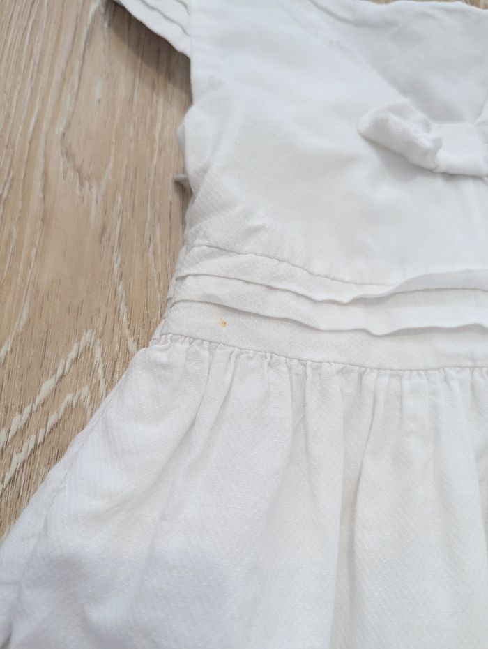 Robe blanche 36 mois bébé fille - photo numéro 3
