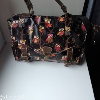 Sac à main style cartable 