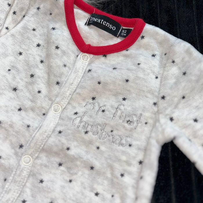 Pyjama velours Noël 3 mois - photo numéro 2