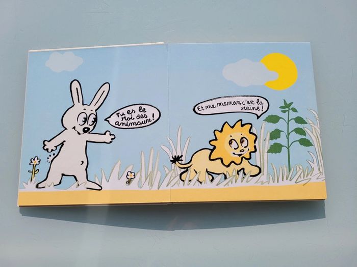 🐇 Lulu et le Roi Chouchou 🦁 couverture rigide, intérieur tout carton - photo numéro 4