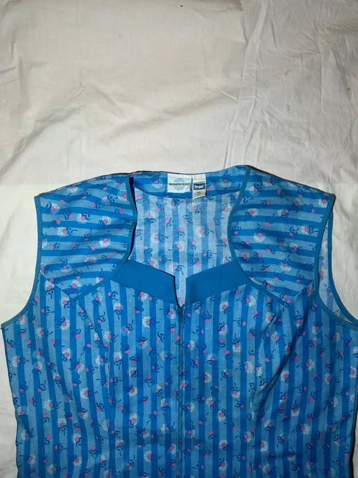 Tunique magasins bleu tergal - photo numéro 4