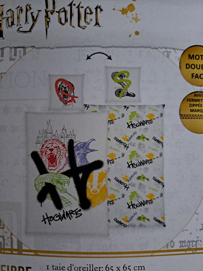 Parure de lit Harry Potter neuve - photo numéro 2