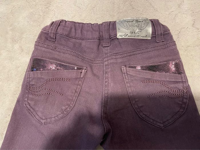 Pantalon violet - 3 pommes - 6 ans / 116 cm - photo numéro 5