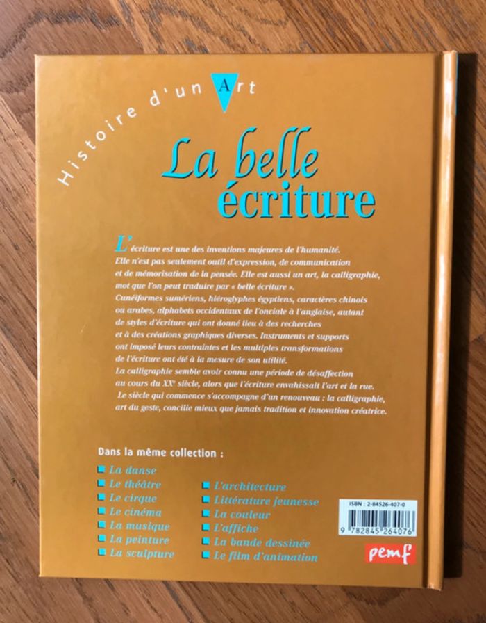 La Belle Ecriture - éditions PEMF - photo numéro 2