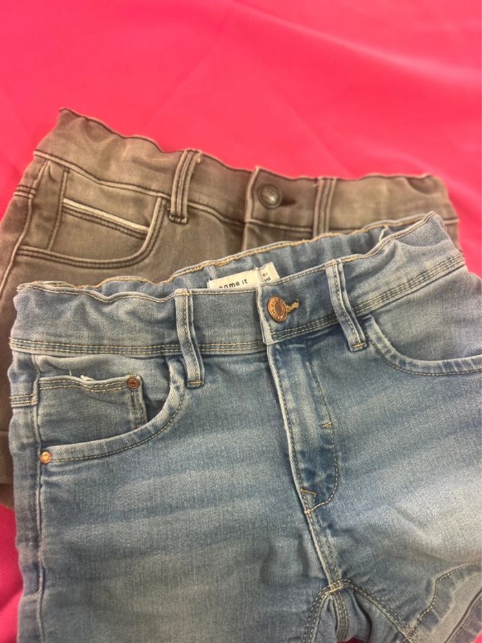 Lot de deux short jeans
