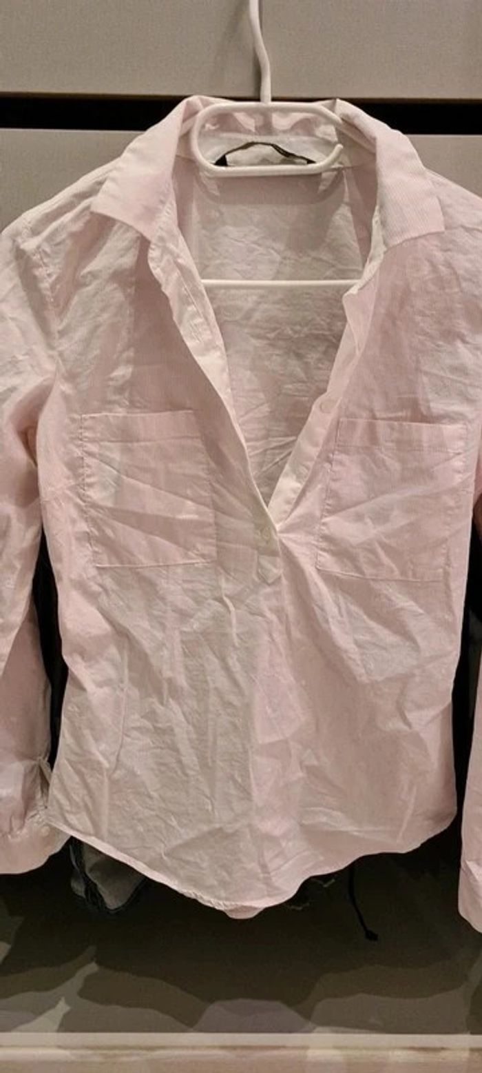 Chemise rose