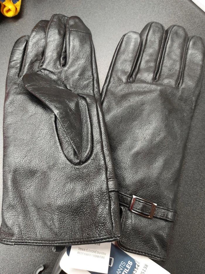 Gants cuir
