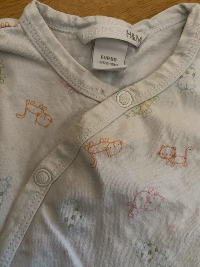 Combinaison/ pyjama été H&M 12 mois - photo numéro 4