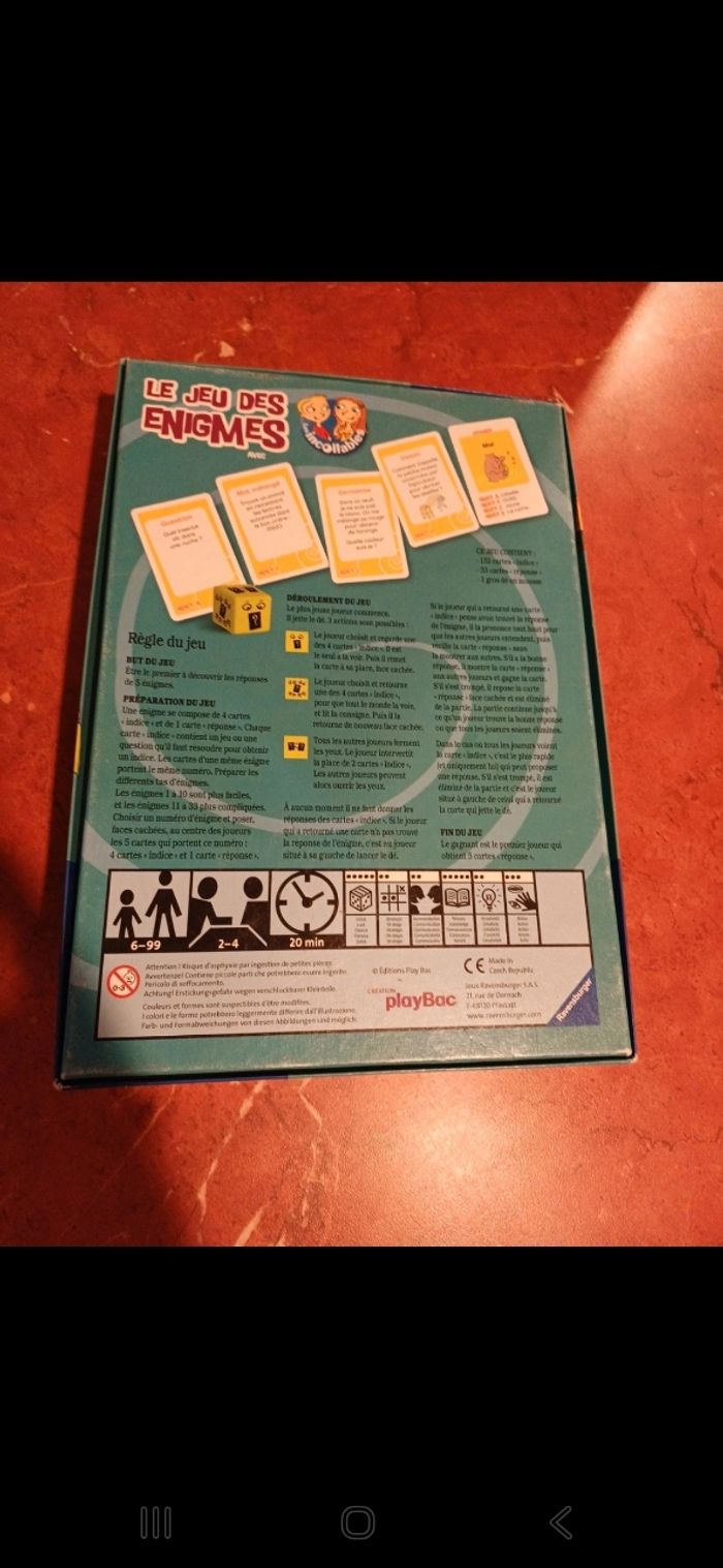 Le jeu des énigmes - photo numéro 2